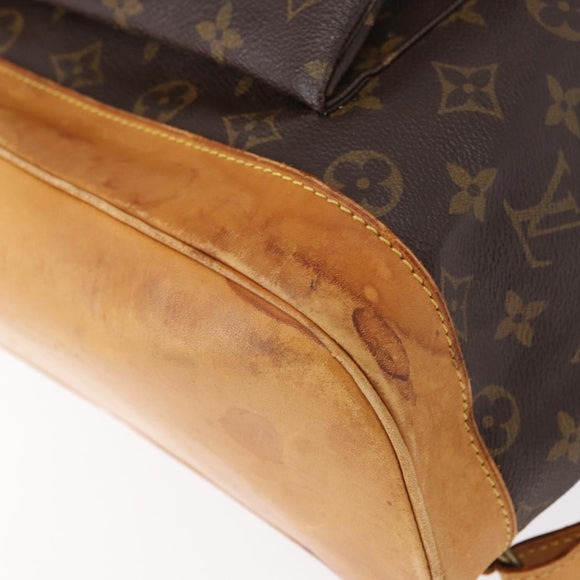 LOUIS VUITTON Monogram Montsouris GM Backpack M51135 LV Auth 155730