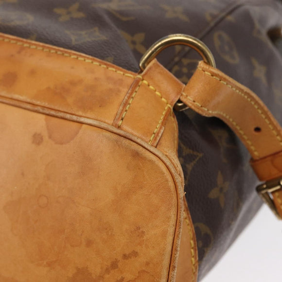 LOUIS VUITTON Monogram Montsouris GM Backpack M51135 LV Auth 155730
