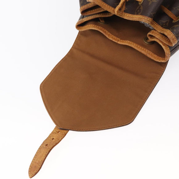 LOUIS VUITTON Monogram Montsouris GM Backpack M51135 LV Auth 155730