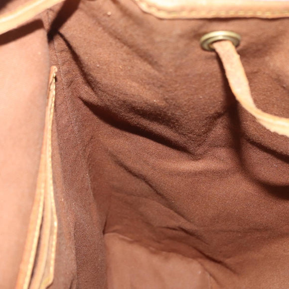 LOUIS VUITTON Monogram Montsouris GM Backpack M51135 LV Auth 155730