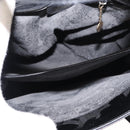 GUCCI Hand Bag Leather Black Gold 000 2046 0562 Auth 155731-16