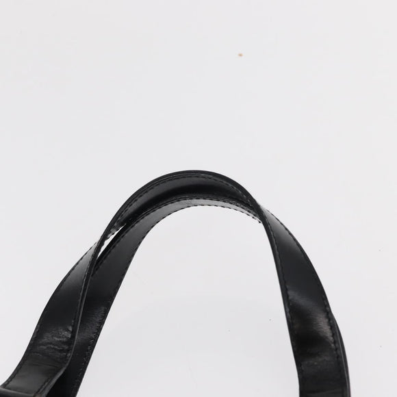 GUCCI Hand Bag Leather Black Gold 000 2046 0562 Auth 155731