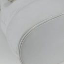 CHANEL COCO Mark Shoulder Bag Leather White Gold CC Auth 155741V-16