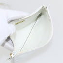 CHANEL COCO Mark Shoulder Bag Leather White Gold CC Auth 155741V-25