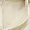 CHANEL Sports Line Matelasse Shoulder Bag Canvas Gray Silver CC Auth 155745-21