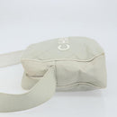 CHANEL Sports Line Matelasse Shoulder Bag Canvas Gray Silver CC Auth 155745-5