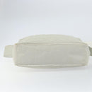 CHANEL Sports Line Matelasse Shoulder Bag Canvas Gray Silver CC Auth 155745-9