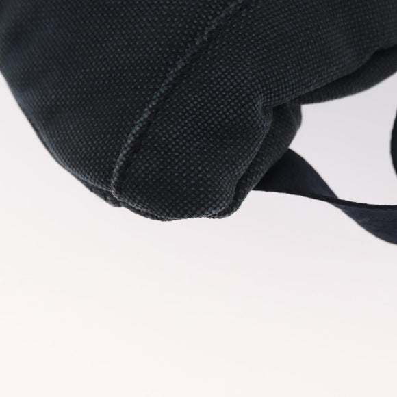 CHANEL Sports Line Waist bag Canvas Navy Silver CC Auth 155746