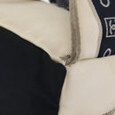 CHANEL Sports Line Waist Bag Nylon Navy Silver CC Auth 155747-19