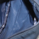 CHANEL Sports Line Waist Bag Nylon Navy Silver CC Auth 155747-10