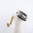 CHANEL Sports Line Waist Bag Nylon Navy Silver CC Auth 155747-26