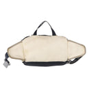 CHANEL Sports Line Waist Bag Nylon Navy Silver CC Auth 155747-2