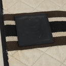 CHANEL Sports Line Shoulder Bag Canvas Beige Silver CC Auth 155748-18