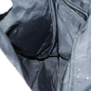 CHANEL Sports Line Shoulder Bag Canvas Beige Silver CC Auth 155748-21