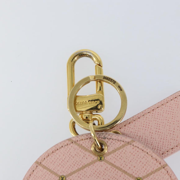 LOUIS VUITTON Damier Azur Porte Cles Illustrious Summer Trunk LV Auth 155752V