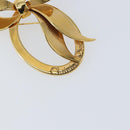Christian Dior Brooch metal Gold Auth 155757-3