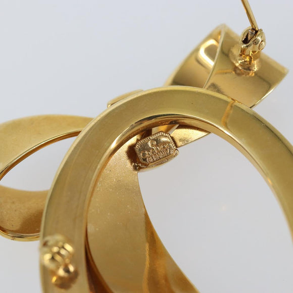 Christian Dior Brooch metal Gold Auth 155757