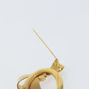 Christian Dior Brooch metal Gold Auth 155757-8