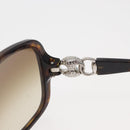 GUCCI Sunglasses plastic Brown Auth 155759-9