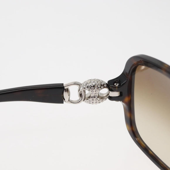 GUCCI Sunglasses plastic Brown Auth 155759