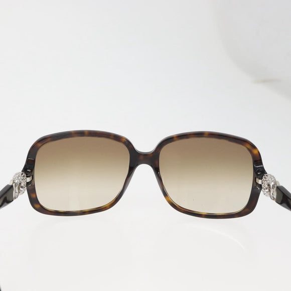 GUCCI Sunglasses plastic Brown Auth 155759