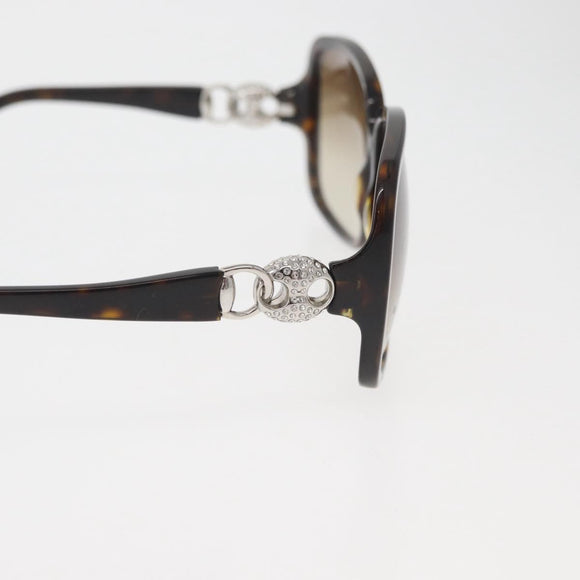GUCCI Sunglasses plastic Brown Auth 155759