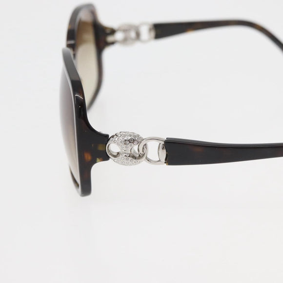 GUCCI Sunglasses plastic Brown Auth 155759