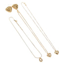 Christian Dior Earring metal 4 Set Gold Auth 155760-1