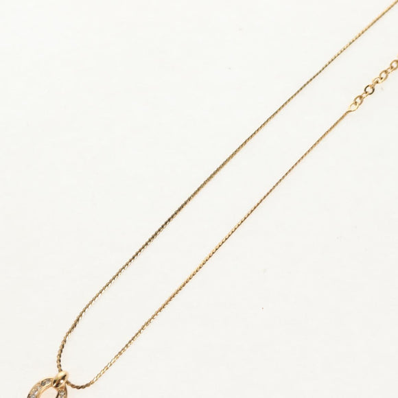 Christian Dior Earring metal 4 Set Gold Auth 155760