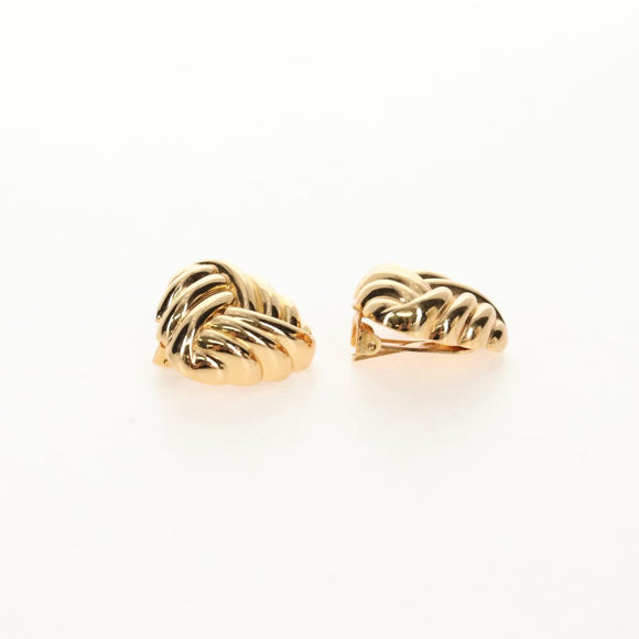 Christian Dior Earring metal 4 Set Gold Auth 155760