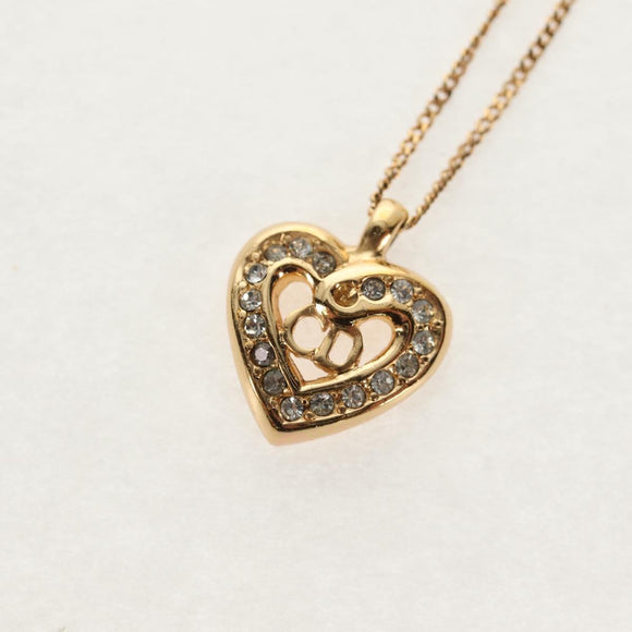 Christian Dior Earring metal 4 Set Gold Auth 155760