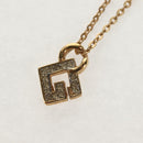 GIVENCHY Necklace metal 2 Set Gold Auth 155761-14