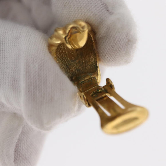 Christian Dior Earring metal 3 Set Gold Auth 155762