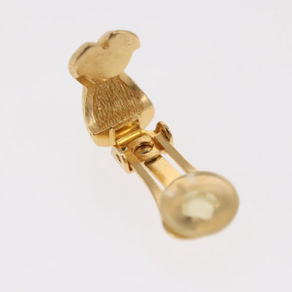Christian Dior Earring metal 3 Set Gold Auth 155762
