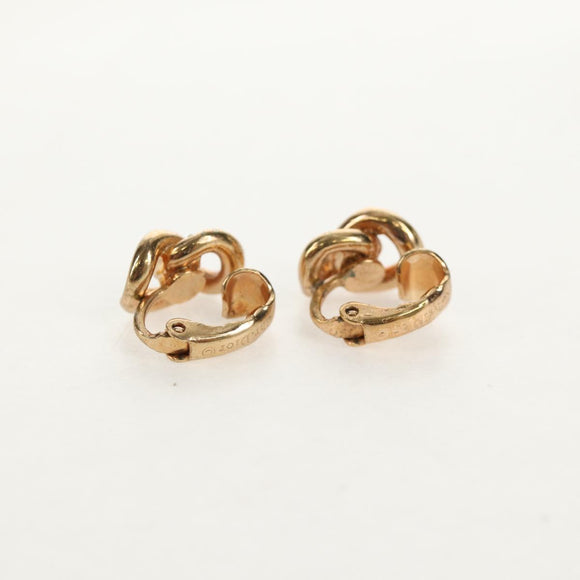 Christian Dior Earring metal 3 Set Gold Auth 155763