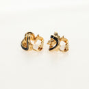 Christian Dior Earring metal 3 Set Gold Auth 155763-17