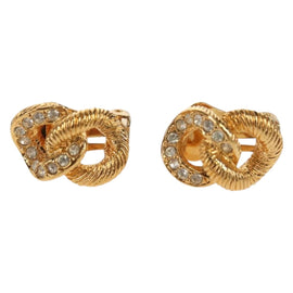 Christian Dior Earring metal 3 Set Gold Auth 155763 - 0