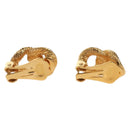Christian Dior Earring metal 3 Set Gold Auth 155763-3