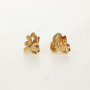 Christian Dior Earring metal 3 Set Gold Auth 155763-4