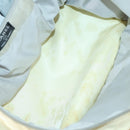 CHANEL Sports Line COCO Mark Backpack Nylon Leather Beige Silver CC Auth 155765-19