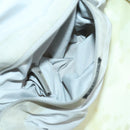 CHANEL Sports Line COCO Mark Backpack Nylon Leather Beige Silver CC Auth 155765-24