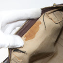 FENDI Zucca Canvas Hand Bag Black Brown Auth 155769-18