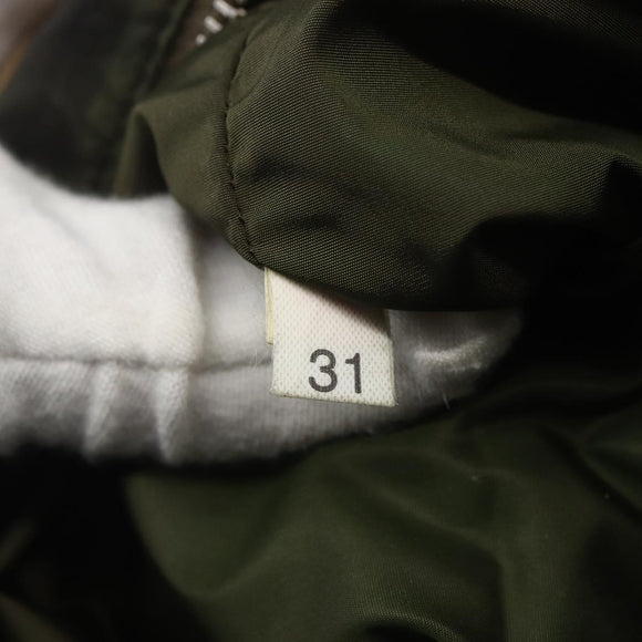 Miu Miu Shoulder Bag Leather Gold Silver Auth 155774