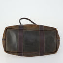 HERMES Garden Party PM Hand Bag Leather Brown Auth 155777-10