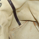 HERMES Garden Party PM Hand Bag Leather Brown Auth 155777-18