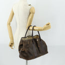HERMES Garden Party PM Hand Bag Leather Brown Auth 155777-19