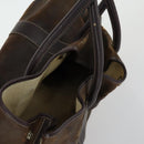 HERMES Garden Party PM Hand Bag Leather Brown Auth 155777-7