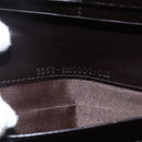 FENDI Zucca Canvas Long Wallet Black Brown Auth 155784V-21