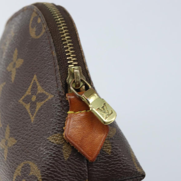 LOUIS VUITTON Monogram Pochette Cosmetic PM Pouch M43998 LV Auth 155787
