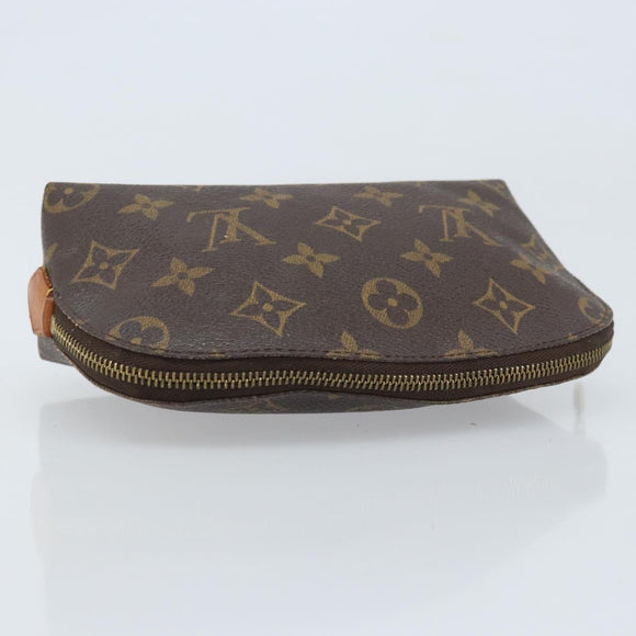 LOUIS VUITTON Monogram Pochette Cosmetic PM Pouch M43998 LV Auth 155787